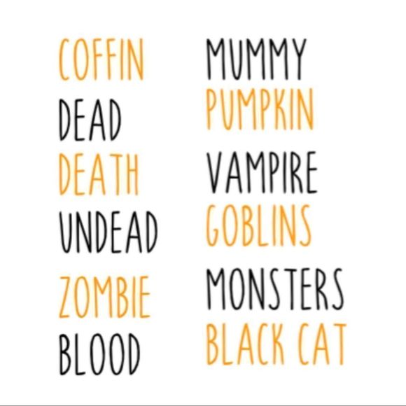 10 Custom Rae Dunn inspired Halloween decals / Halloween mugs/ Halloween - Picture 3 of 9